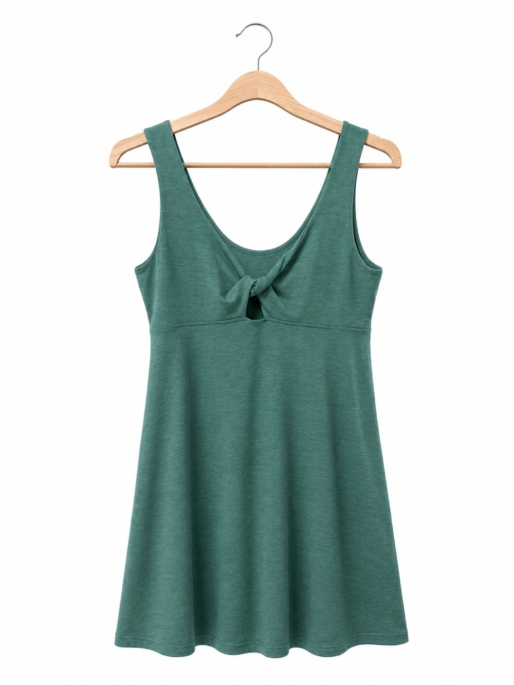 Volcom Green Twist Front Mini Dress Size 
medium but fits small